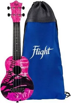 Flight Ultra S-40 Pink Rules Укулеле.